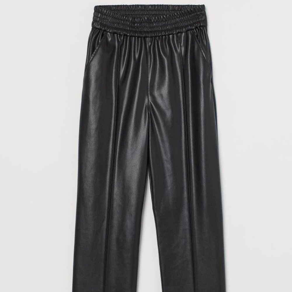 NEW H&M Faux Leather Pants